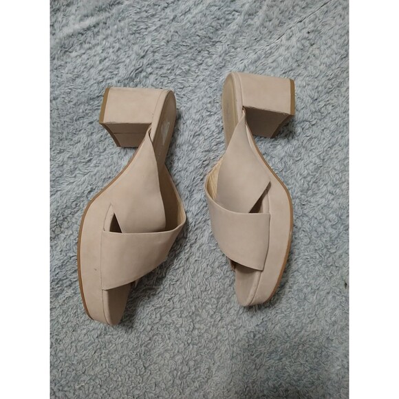 Chinese Laundry Open Toe Heeled Sandal Beige 8.5 - Picture 3 of 11